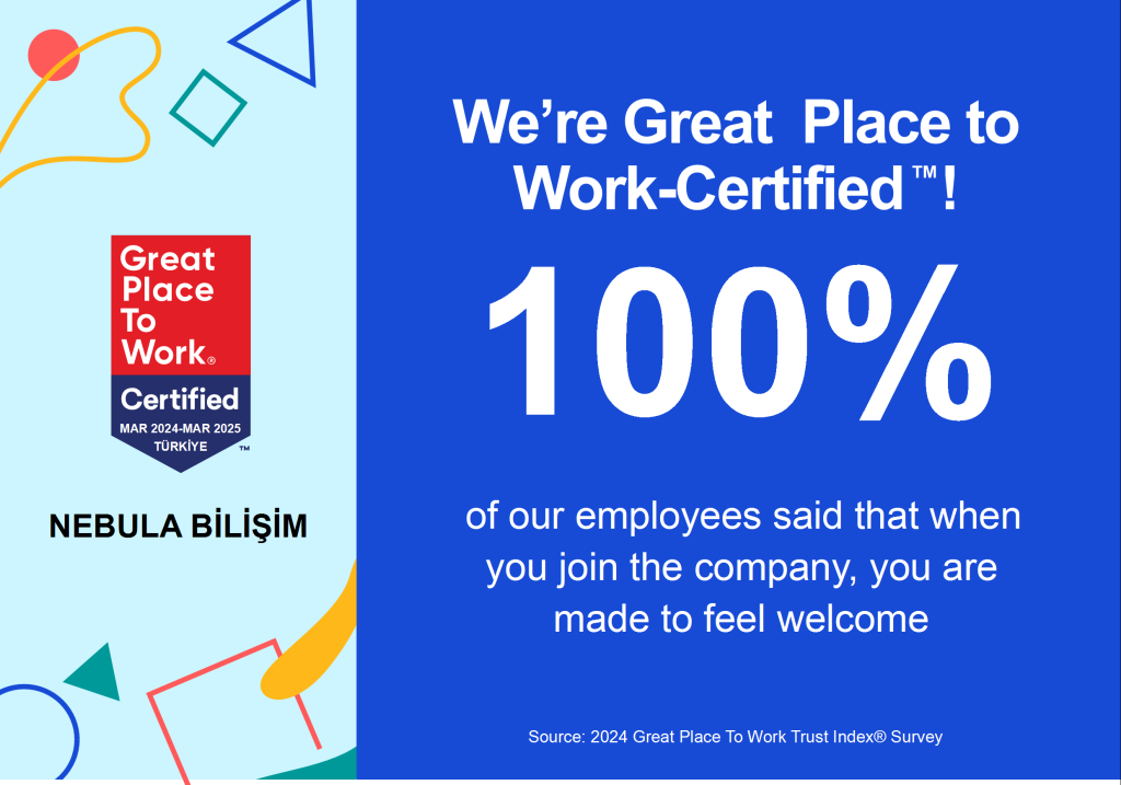 Çalışanlarımız referansı ile yapılan anketler sonucunda Great Place to Work ödülüne layık görüldük!